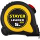 STAYER Leader, 5 м х 19 мм, рулетка с автостопом, Professional (3402-05-19)