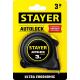 STAYER AutoLock, 3 м х 16 мм, рулетка с автостопом (2-34126-03-16)