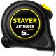 STAYER AutoLock, 5 м х 25 мм, рулетка с автостопом (2-34126-05-25)