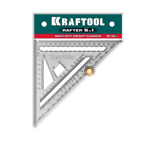 KRAFTOOL 170 мм, 5-в-1, Высокоточный кровельный угольник (3441-17)