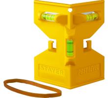 STAYER POST LEVEL, магнитный уровень-угольник (3456)