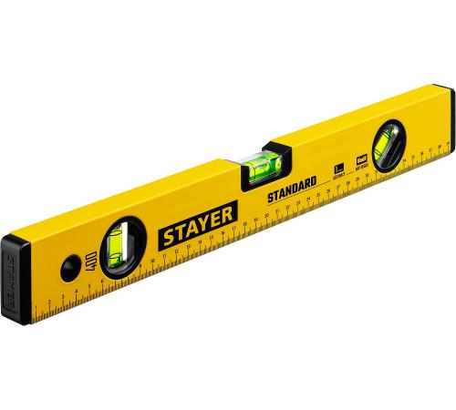 STAYER STANDARD, 400 мм, с линейкой, уровень (3460-040)