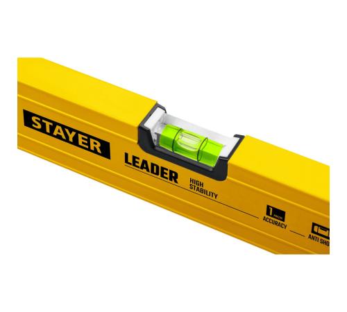 STAYER LEADER, 800 мм, усиленный профиль, уровень с поворотным глазком (3466-080)