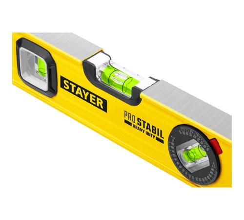 STAYER PRO STABIL, 600 мм, усиленный профиль, уровень с поворотным глазком, Professional (3471-060)