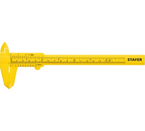 STAYER 150 мм, пластмассовый штангенциркуль (3440)