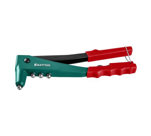 KRAFTOOL X-3, 2.4 - 4.8 мм, 260 мм, литой заклепочник в кейсе (31170-H6)