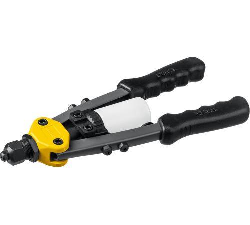 STAYER Compact-48, 2.4 - 4.8 мм, 280 мм, компактный двуручный заклепочник, Professional (3116)