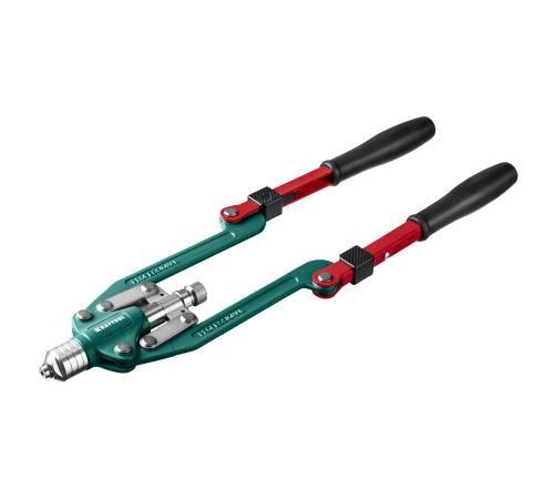 KRAFTOOL Combo3-M12, 3 вида заклёпок, комбинированный складной заклепочник в кейсе (31182)