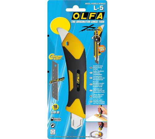 OLFA 18 мм, трещоточный нож (OL-L-5)