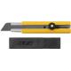 OLFA 25 мм, в комплекте с лезвиями EXCEL BLACK 5 шт, нож (OL-H-1BB/5BB )