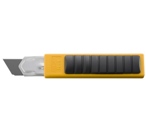 OLFA 25 мм, в комплекте с лезвиями EXCEL BLACK 5 шт, нож (OL-H-1BB/5BB )