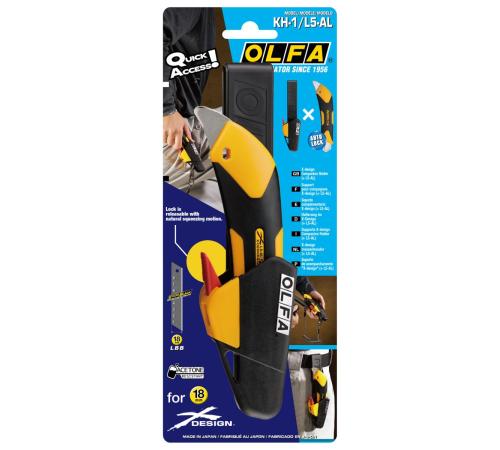 OLFA Cutter Knife holder держатель в комплекте с ножом (OL-KH-1/L5-AL)