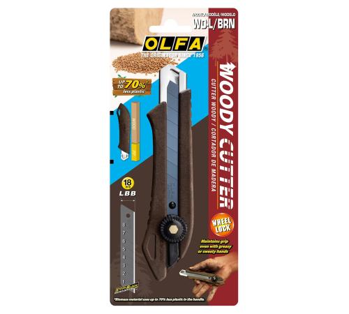 OLFA WOOD-PP Models 18 мм, с сегментированным лезвием, нож (OL-WD-L)