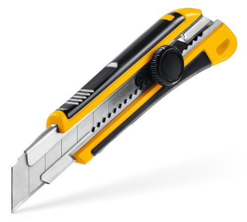 STAYER HERCULES-25, 25 мм, нож с винтовым фиксатором (09147)