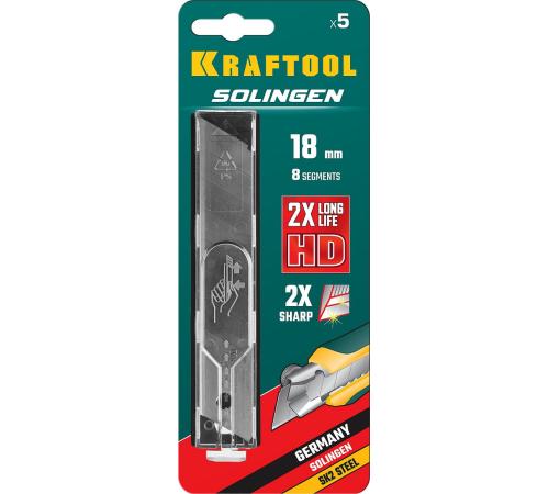 KRAFTOOL 18 мм, 5 шт, сегментированные лезвия (09605-18-S5)