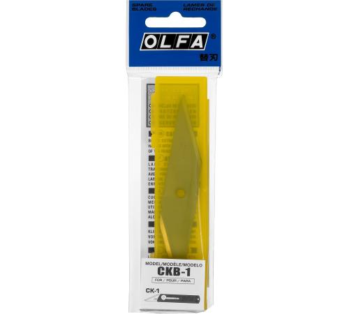 OLFA 18 мм, 2 шт, лезвия для ножа OL-CK-1 (OL-CKB-1)