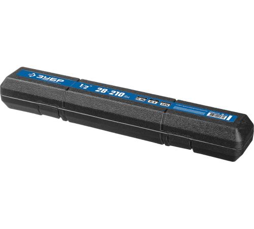 ЗУБР 1/2″, 28 - 210 Н·м, динамометрический ключ, Профессионал (64094-210)