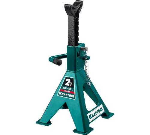 KRAFTOOL S-PIN, 2 т, 290 - 420 мм, усиленная страховочная подставка со штифтом (43465-2)