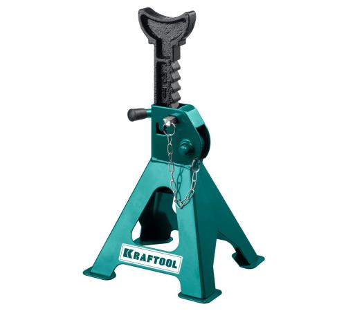 KRAFTOOL S-PIN, 3 т, 280 - 430 мм, усиленная страховочная подставка со штифтом (43465-3)