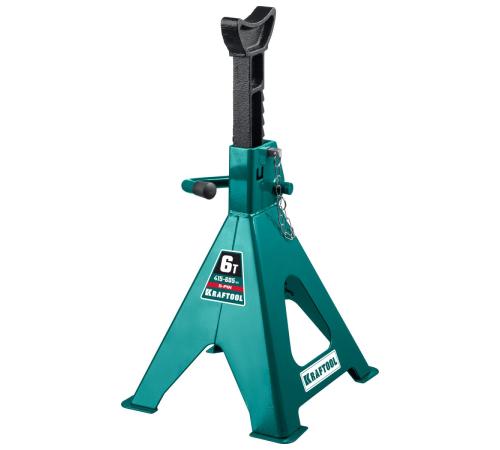 KRAFTOOL S-PIN, 6 т, 415 - 605 мм, усиленная страховочная подставка со штифтом (43465-6)