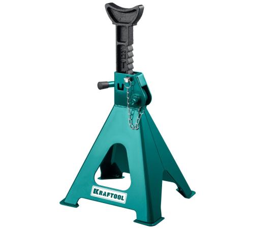 KRAFTOOL S-PIN, 6 т, 415 - 605 мм, усиленная страховочная подставка со штифтом (43465-6)