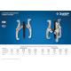 ЗУБР внешний d 20 - 110 мм, внутренний d 40 - 90 мм, шарнирный двухзахватный съемник, Профессионал (43315-070)
