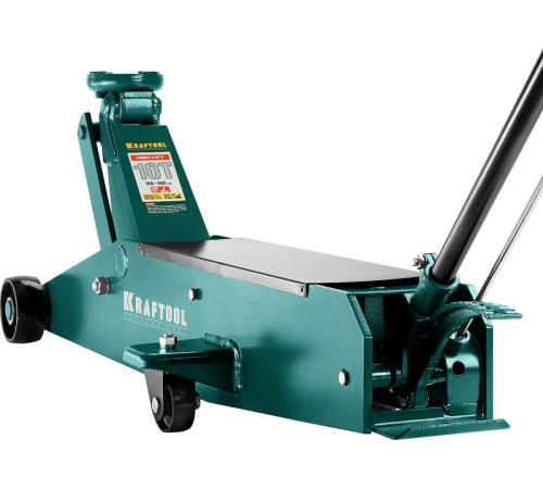 KRAFTOOL HIGH-LIFT, 10 т, 160 - 560 мм, для тяжелой техники, подкатной домкрат (43455-10)
