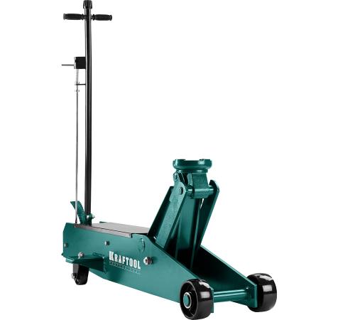 KRAFTOOL HIGH-LIFT, 10 т, 160 - 560 мм, для тяжелой техники, подкатной домкрат (43455-10)