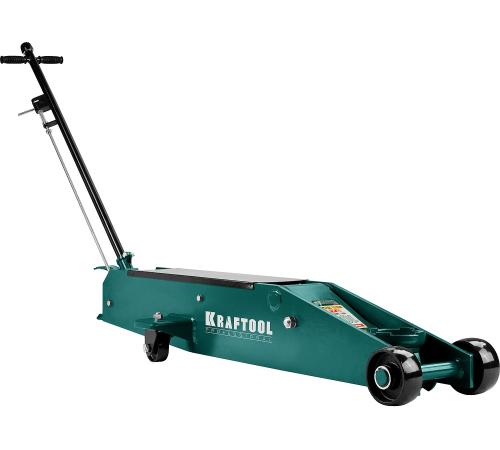 KRAFTOOL HIGH-LIFT, 10 т, 160 - 560 мм, для тяжелой техники, подкатной домкрат (43455-10)