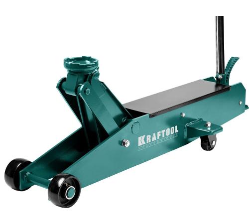 KRAFTOOL HIGH-LIFT, 10 т, 160 - 560 мм, для тяжелой техники, подкатной домкрат (43455-10)