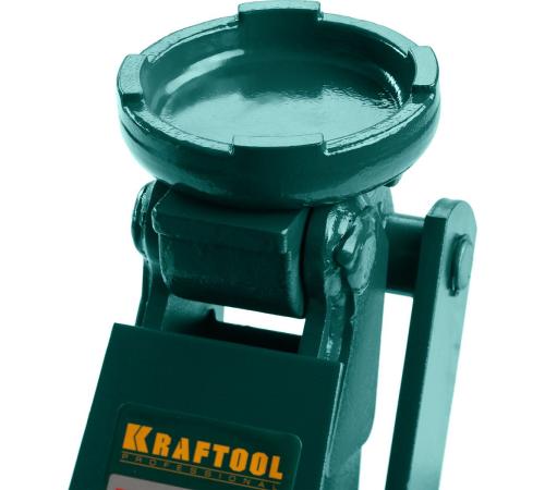 KRAFTOOL HIGH-LIFT, 10 т, 160 - 560 мм, для тяжелой техники, подкатной домкрат (43455-10)