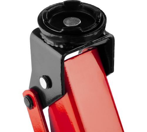 STAYER R-33 RED FORCE, 3 т, 135 - 400 мм, подкатной домкрат с увеличенным подъемом, Professional (43154-3)