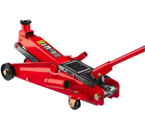 STAYER R-55 RED FORCE, 3 т, 155 - 545 мм, подкатной домкрат с высоким подъемом, Professional (43157-3)
