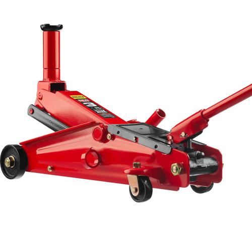 STAYER R-55 RED FORCE, 3 т, 155 - 545 мм, подкатной домкрат с высоким подъемом, Professional (43157-3)