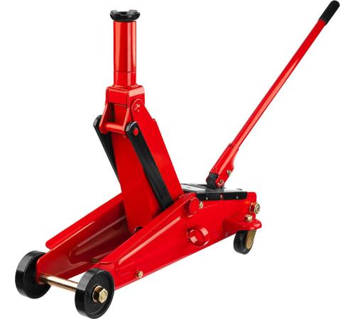 STAYER R-55 RED FORCE, 3 т, 155 - 545 мм, подкатной домкрат с высоким подъемом, Professional (43157-3)