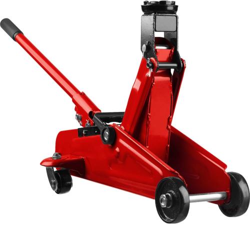 STAYER R-22 RED FORCE, 2 т, 125 - 320 мм, подкатной домкрат для легковых а/м, Professional (43152-2)