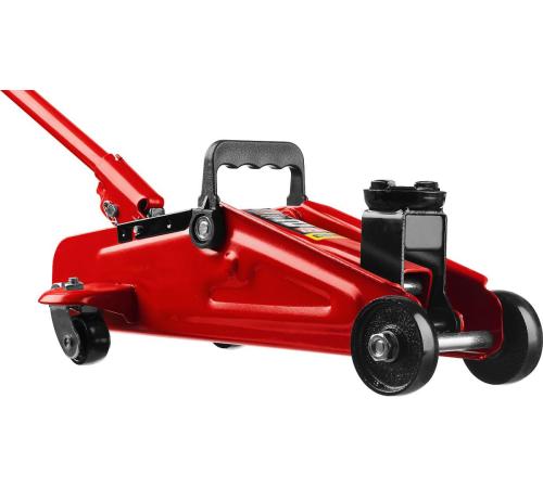 STAYER R-22 RED FORCE, в кейсе, 2 т, 125 - 320 мм, подкатной домкрат для легковых а/м, Professional (43152-2-K)