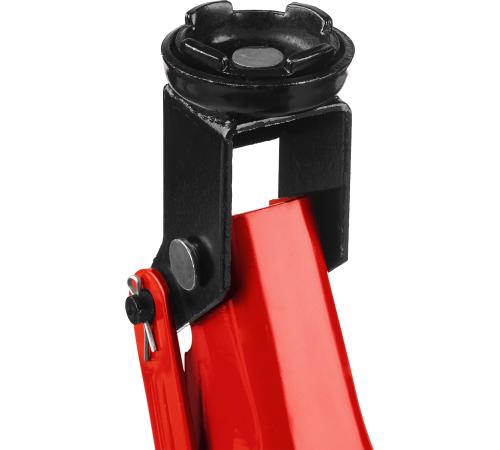 STAYER R-22 RED FORCE, в кейсе, 2 т, 125 - 320 мм, подкатной домкрат для легковых а/м, Professional (43152-2-K)