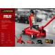 STAYER R-28 RED FORCE, в кейсе, 2 т, 130 - 350 мм, подкатной домкрат для легковых а/м, Professional (43153-2-K)