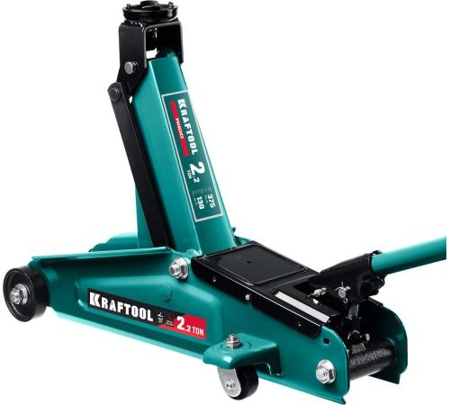 KRAFTOOL RIGID, 2.2 т, 130 - 375 мм, подкатной домкрат с увеличенным подъемом (43452-2)