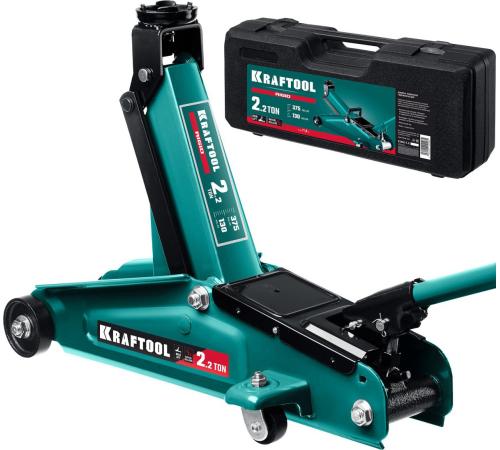 KRAFTOOL RIGID, 130 - 375 мм, подкатной домкрат с увеличенным подъемом (43452-2-K)