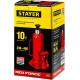 STAYER RED FORCE, 10 т, 230 - 460 мм, бутылочный гидравлический домкрат, Professional (43160-10)