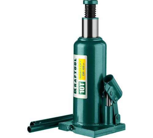KRAFTOOL KRAFT-LIFT, 10 т, 230 - 460 мм, бутылочный гидравлический домкрат (43462-10)