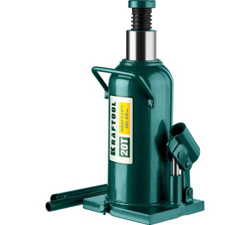 KRAFTOOL KRAFT-LIFT, 20 т, 244 - 478 мм, бутылочный гидравлический домкрат (43462-20)