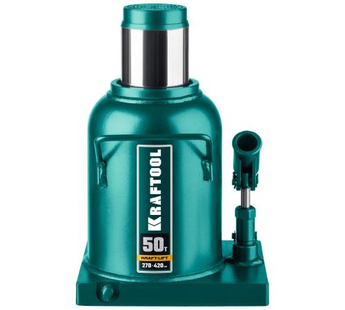KRAFTOOL KRAFT-LIFT, 50 т, 270 - 420 мм, бутылочный гидравлический домкрат (43462-50)