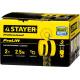 STAYER ProLift, 2 т, 2.5 м, ручная цепная шестеренная таль, Professional (4308-2)