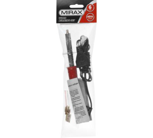 MIRAX 450°C, 220 В, 40 Вт, 6 насадок, прибор для выжигания (55430-H6)