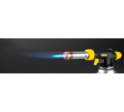 STAYER ProTerm PG 500, 1300°C, увеличенный выход пламени, газовая горелка с пьезоподжигом на баллон с цанговым соединением, Professional (55580)