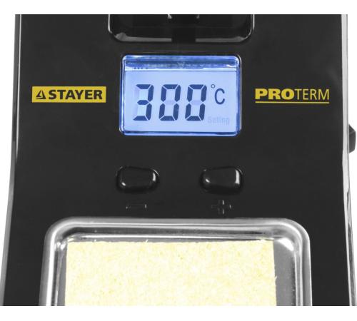 STAYER SP-50, 48 Вт, 160 - 520°C, цифровая паяльная станция, Professional (55370)
