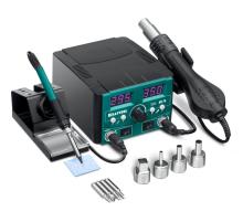KRAFTOOL KR-75, 2-в-1 100-480°С 750 Вт, Ремонтная паяльная станция (55340)
